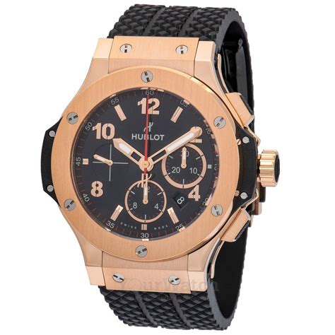 hublot big bang rose gold red blue stripes on dial|Hublot rose gold chronograph.